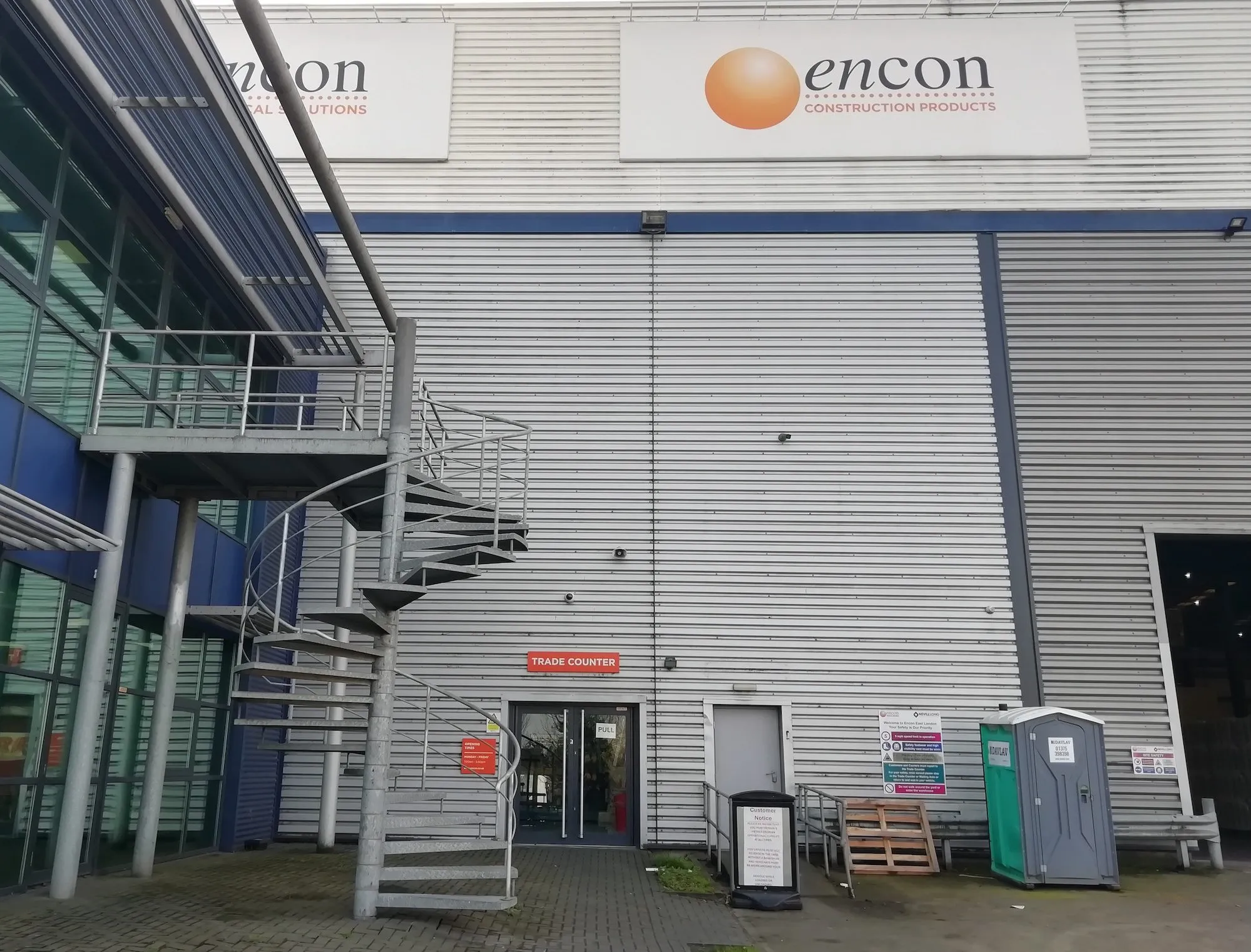 Staircase inspection, Dagenham, Essex